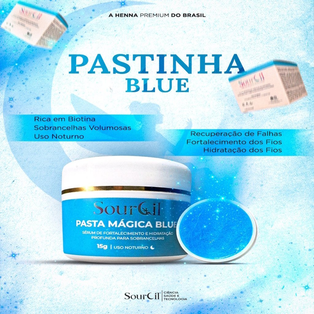 Pasta mágica blue 