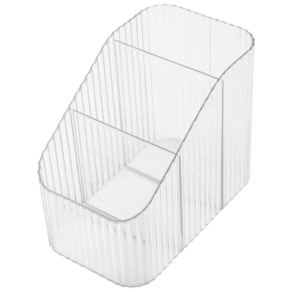 Organizador acrílico de mesa 3 divisórias 