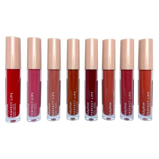 batom liquido Perfect lips ruby rose