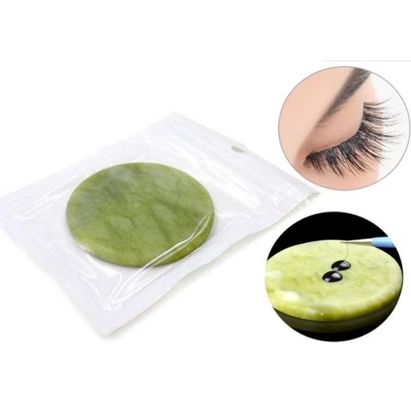 Pedra jade para cilios