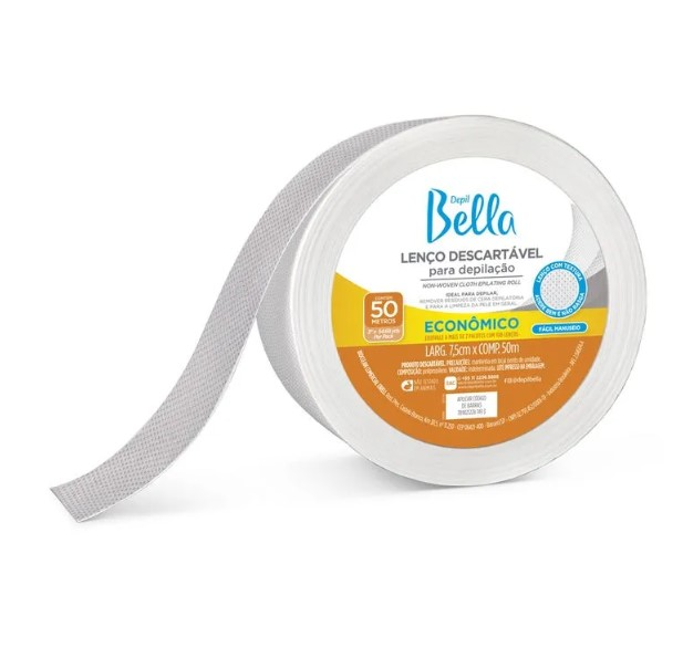 lenço descartavel para depilção 50M DEPIL BELLA 