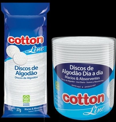 algodão disco com 50 unidades cotton 