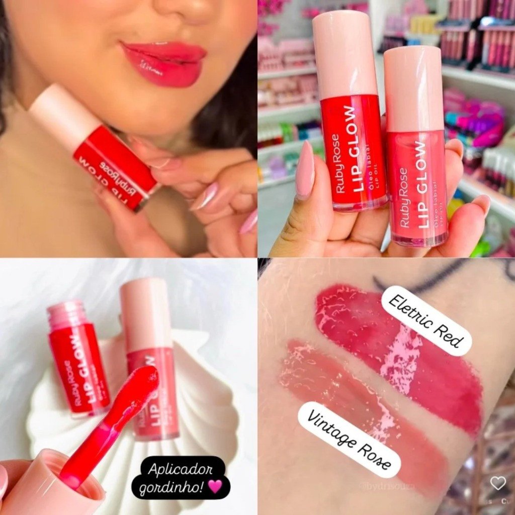 Lip glow óleo labial ruby rose