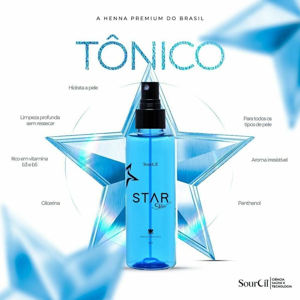 Tônico Radiante Star Skin Sourcil 200ml
