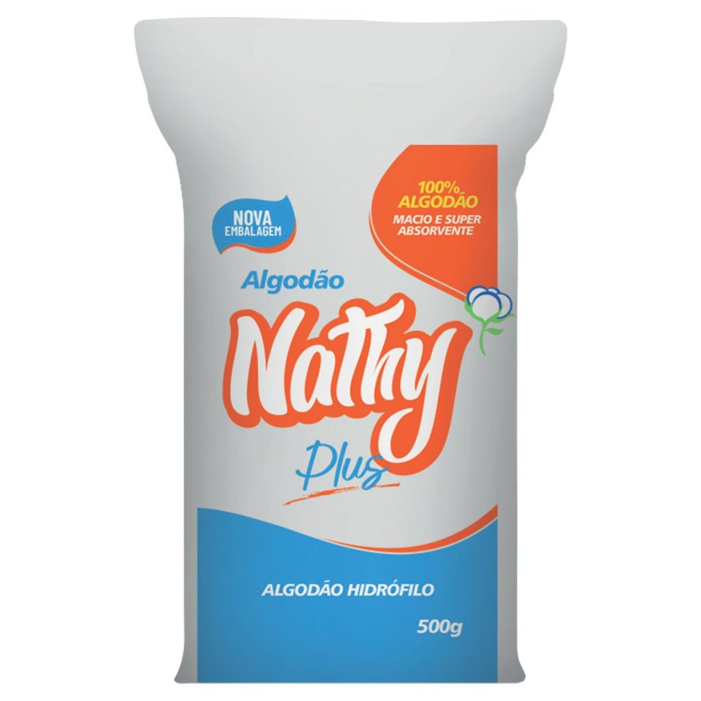 Algodão hidrofilo rolo 500g plus