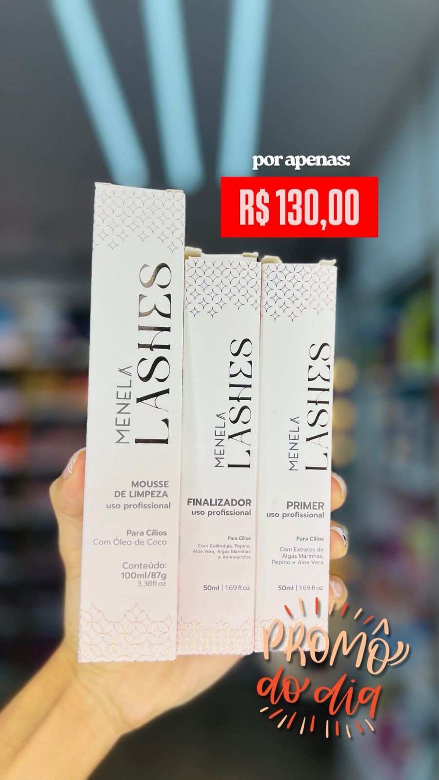 Kit retenção menela promoção 