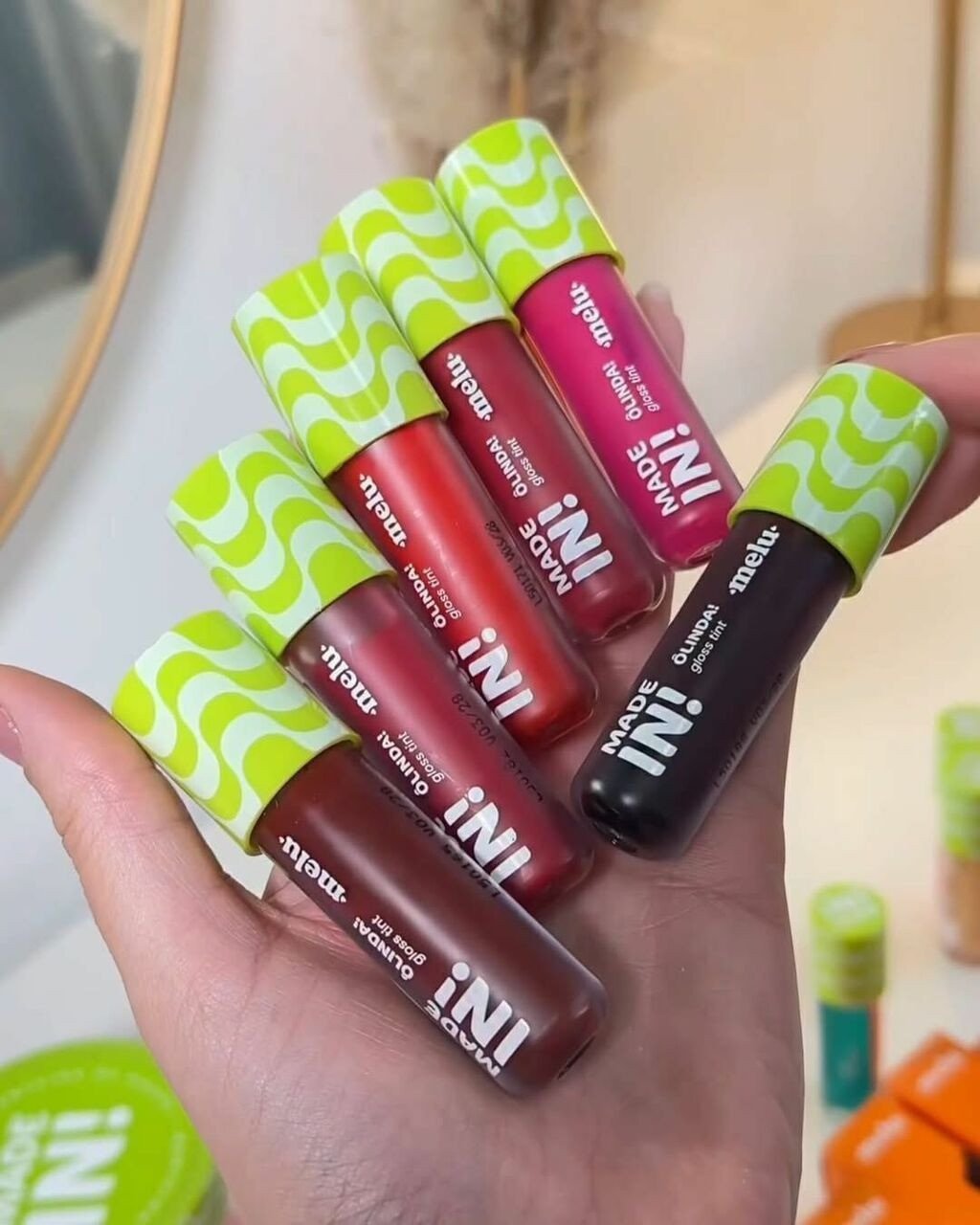 gloss tint Made in melu ruby rose