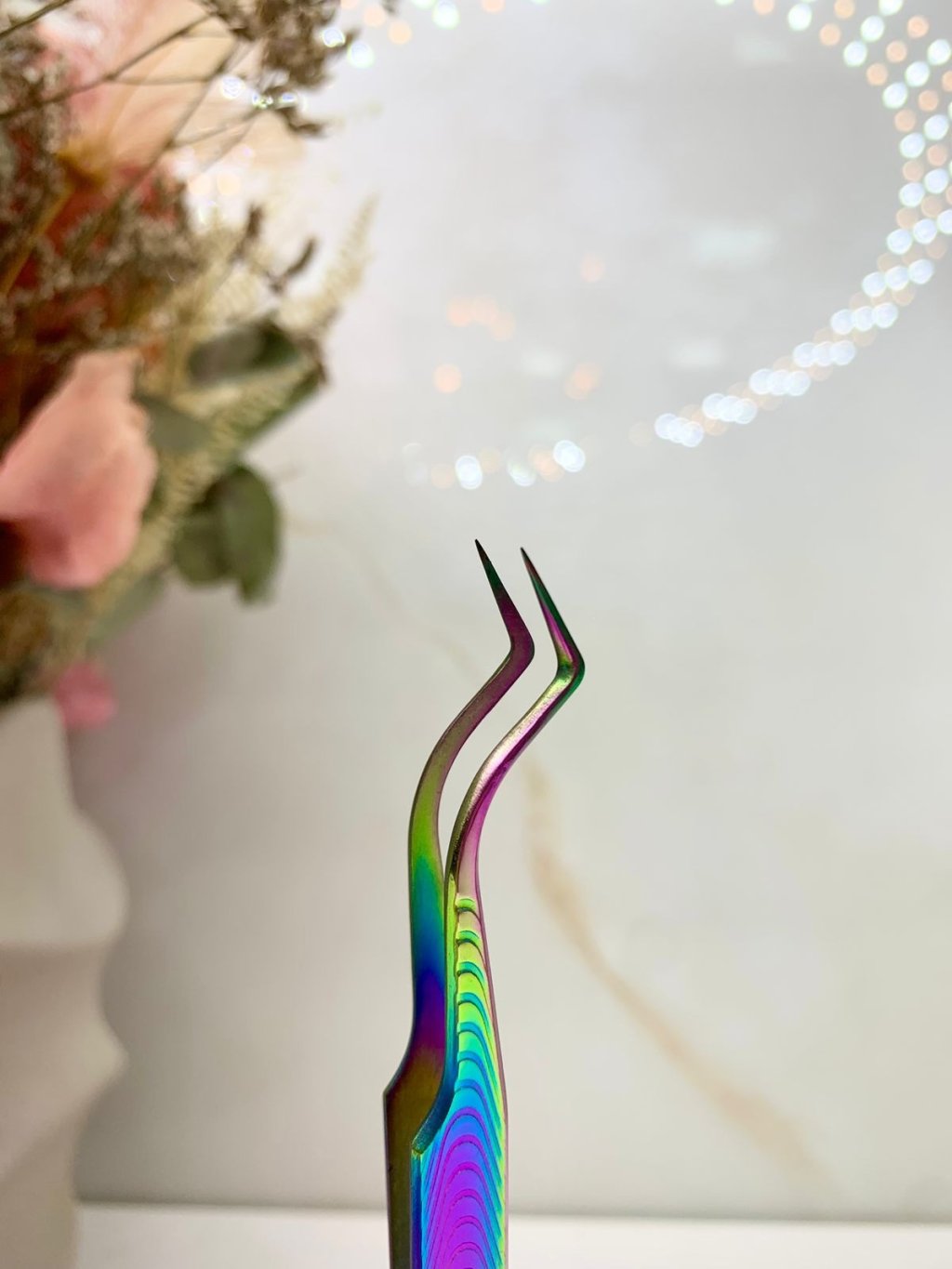 Pinça cilios M hong furta cor