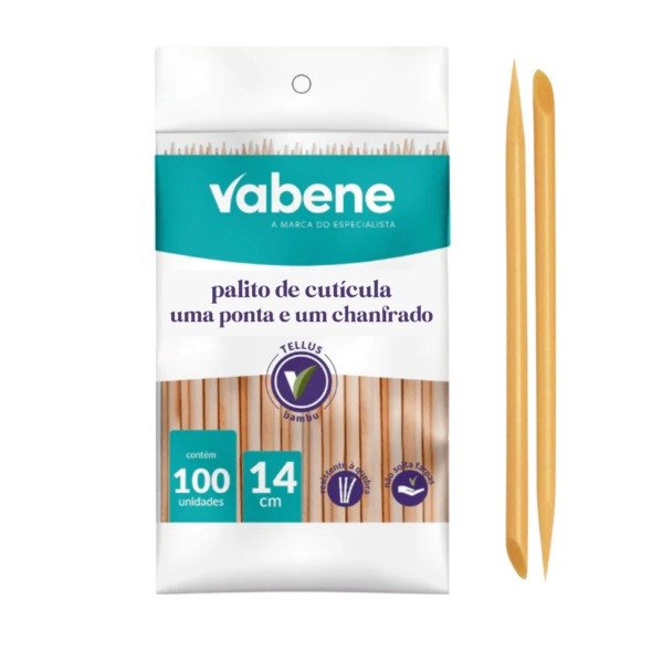 Vabene palito de laranjeira ponta fina e ponta chanfrada