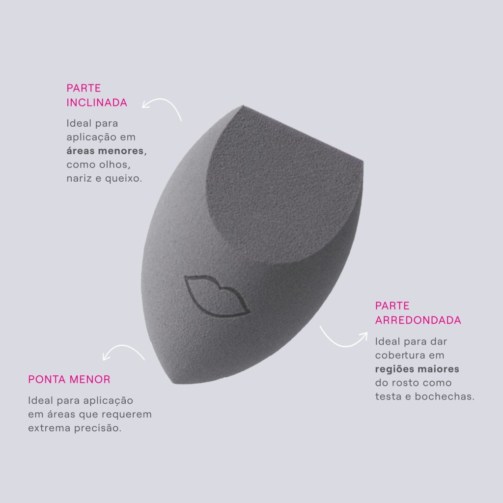 Esponja Boca Rosa para maquiagem: ultramacia e toque aveludado! – BOCA ROSA