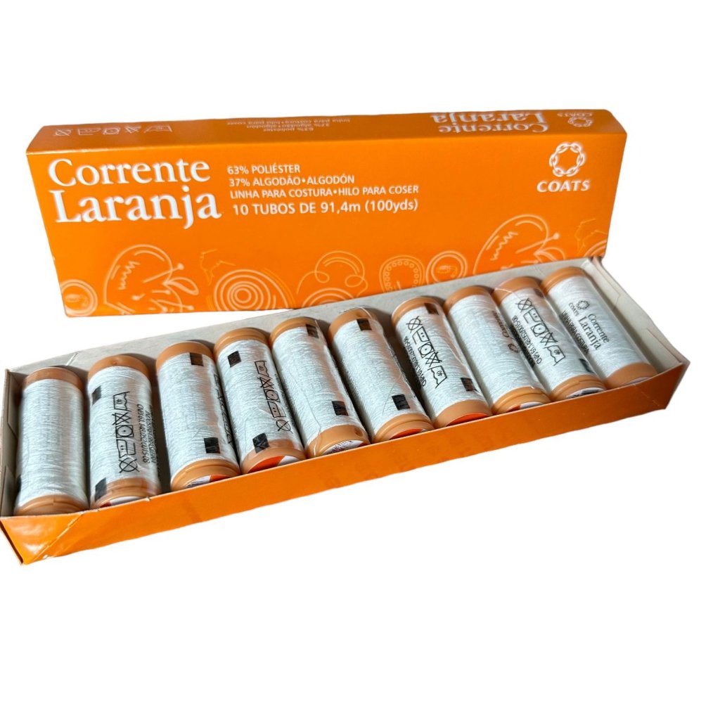 linha corrente laranja