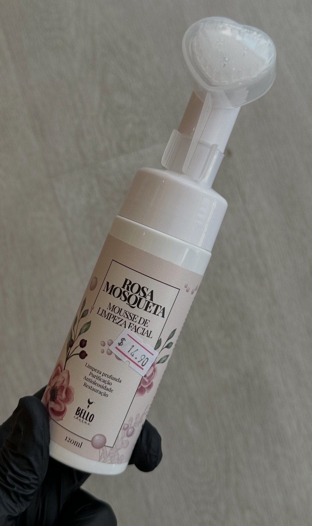 Mousse de Limpeza Facial Bello Charme