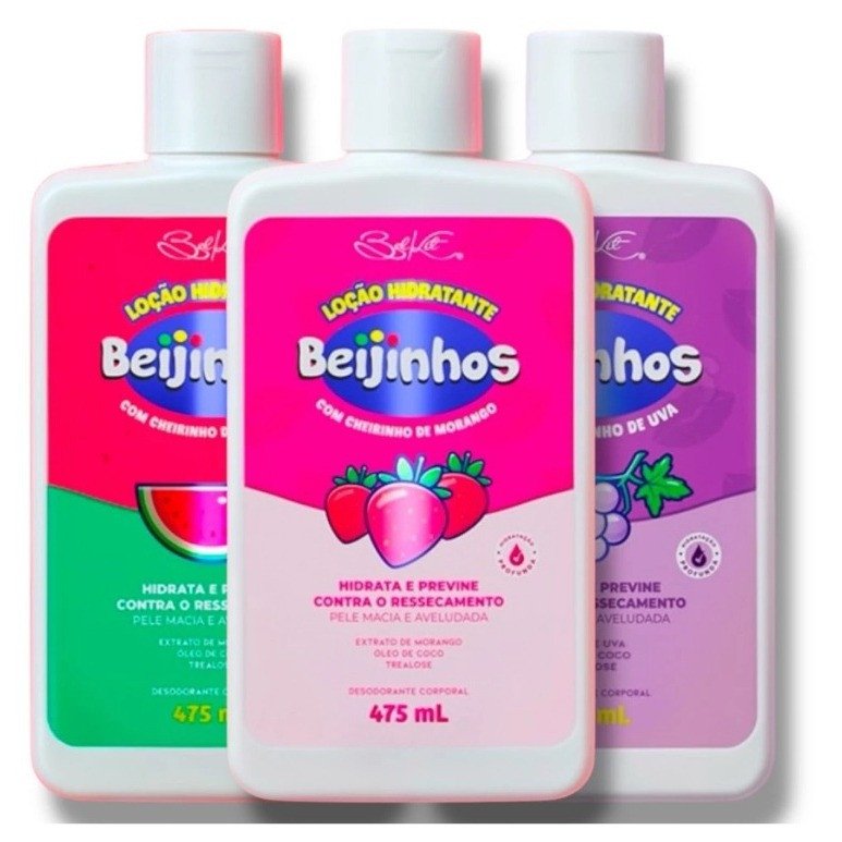Loção Hidratante Beijinhos 475ml Belkit