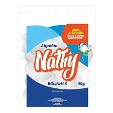 Algodão bolinhas 50 g nathy