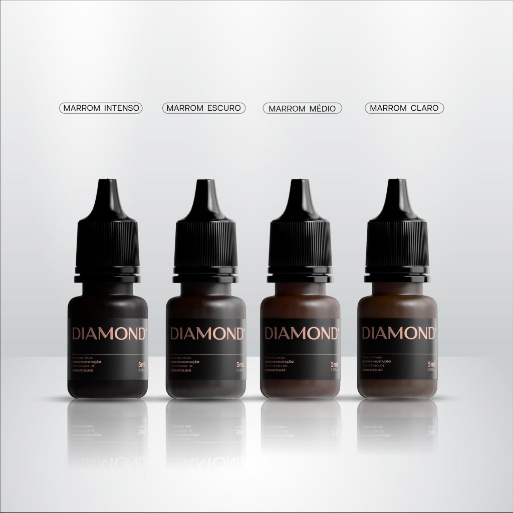 Kit com 4 pigmentos diamond