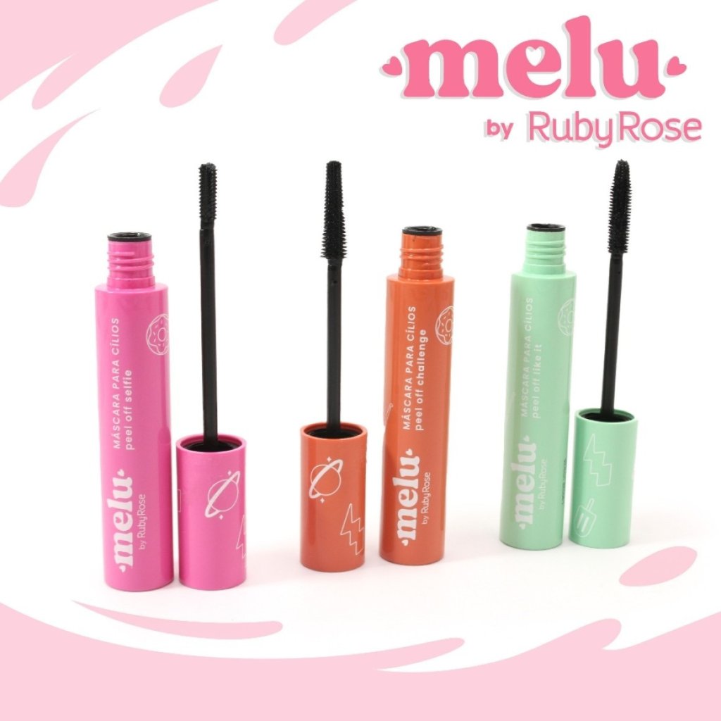 mascara de cilios peel off melu by ruby rose