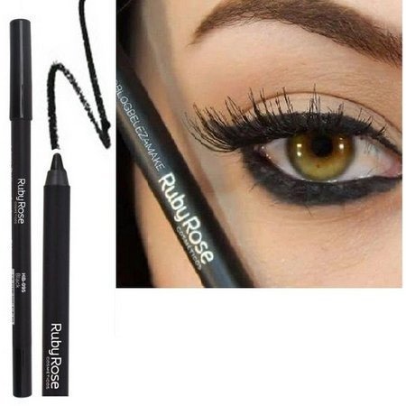 Lápis Delineador de Olhos Carbon Black Ruby Rose