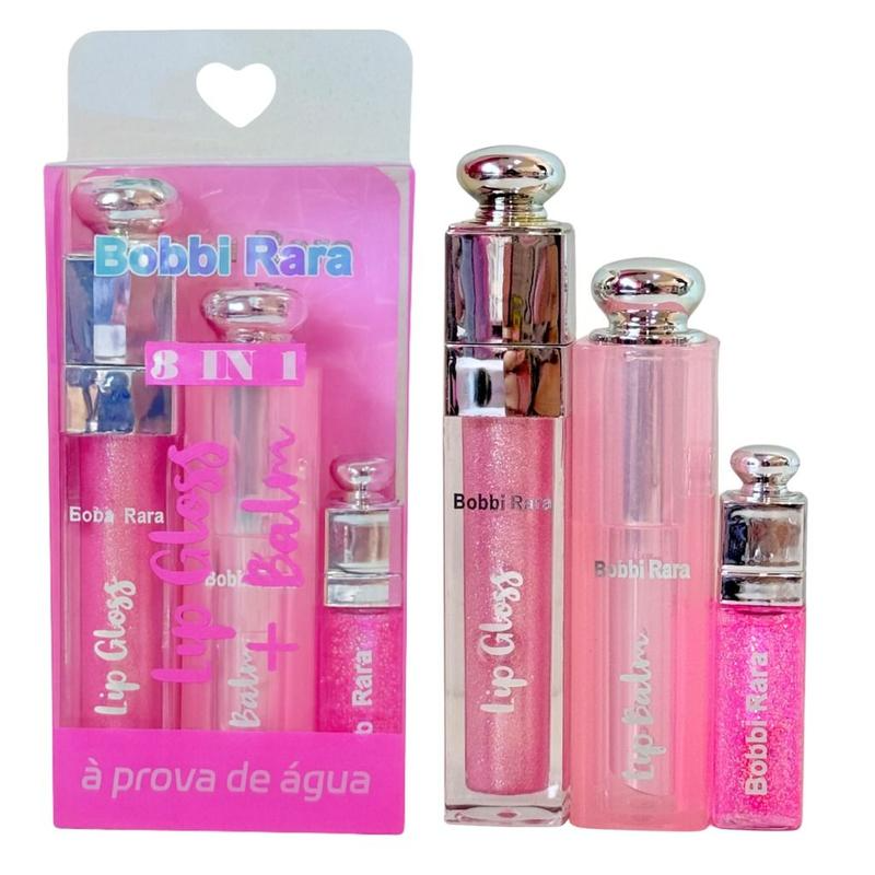 Kit Lip Gloss+Balm 3 in 1 Bobbi Rara