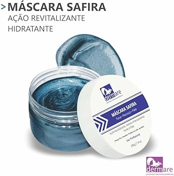 Máscara Safira Dermare azul