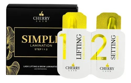 Unidade sachê kit de brow lamination e lash lifting cherry