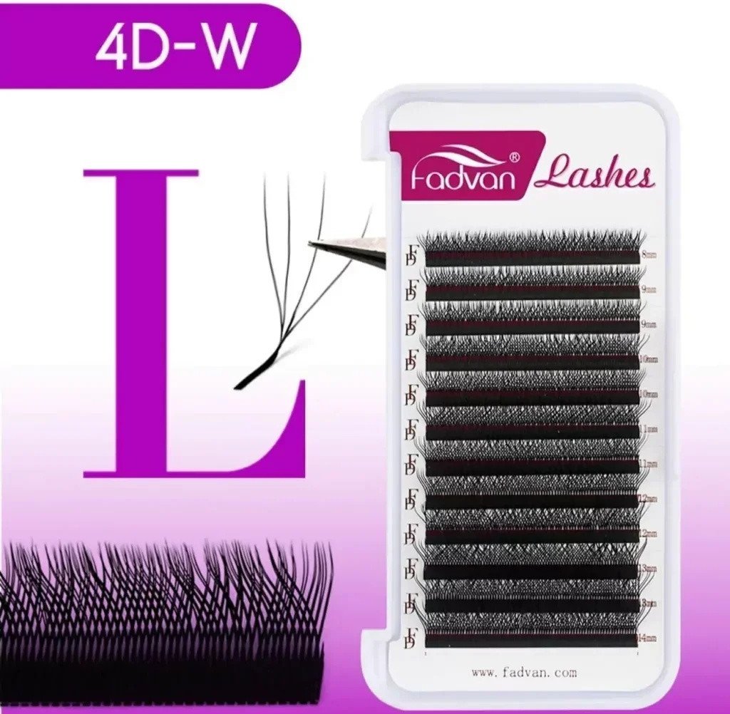 cilios 4d mix 8-12 fadvan curvatura L  0.07L