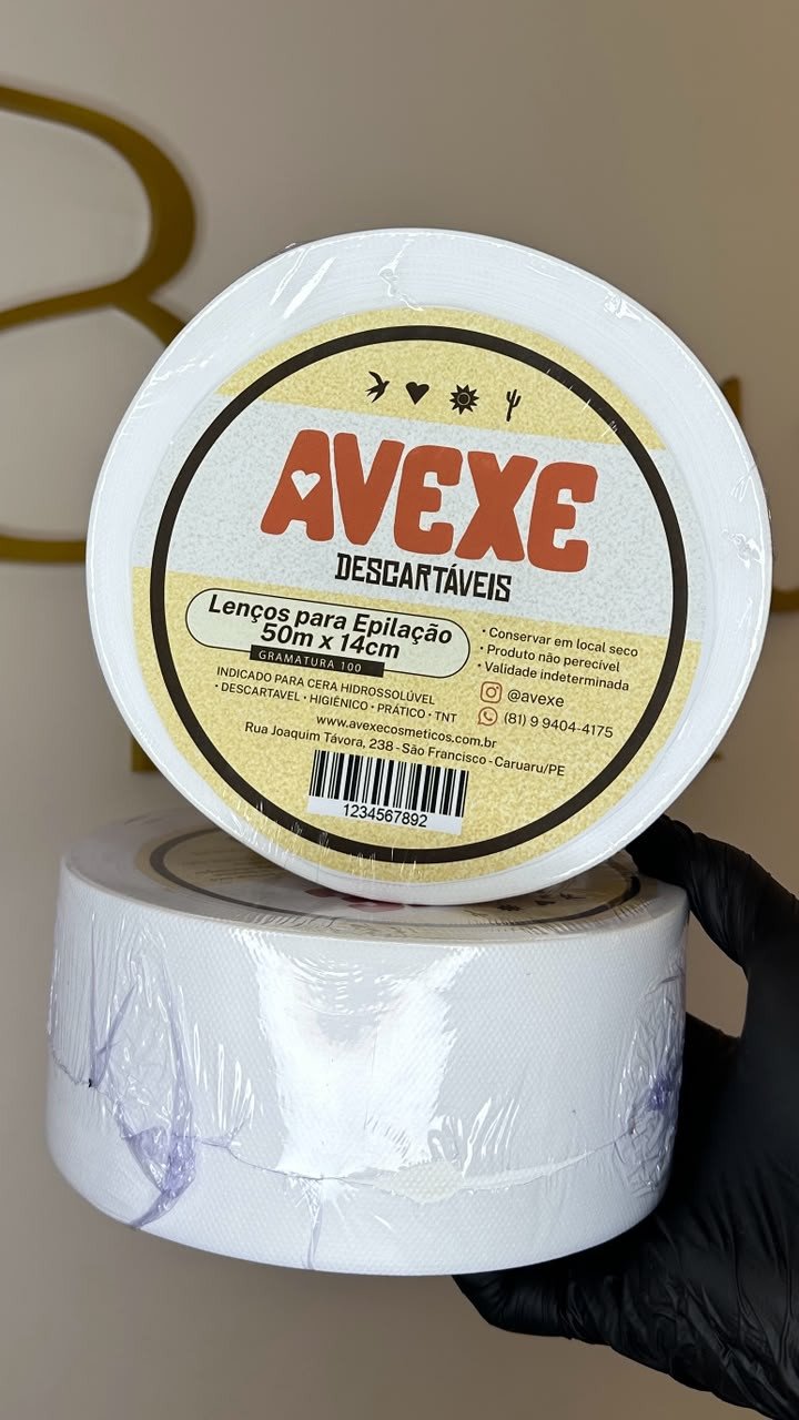 Rolo para depilação 50X14 GR 100 Avexe