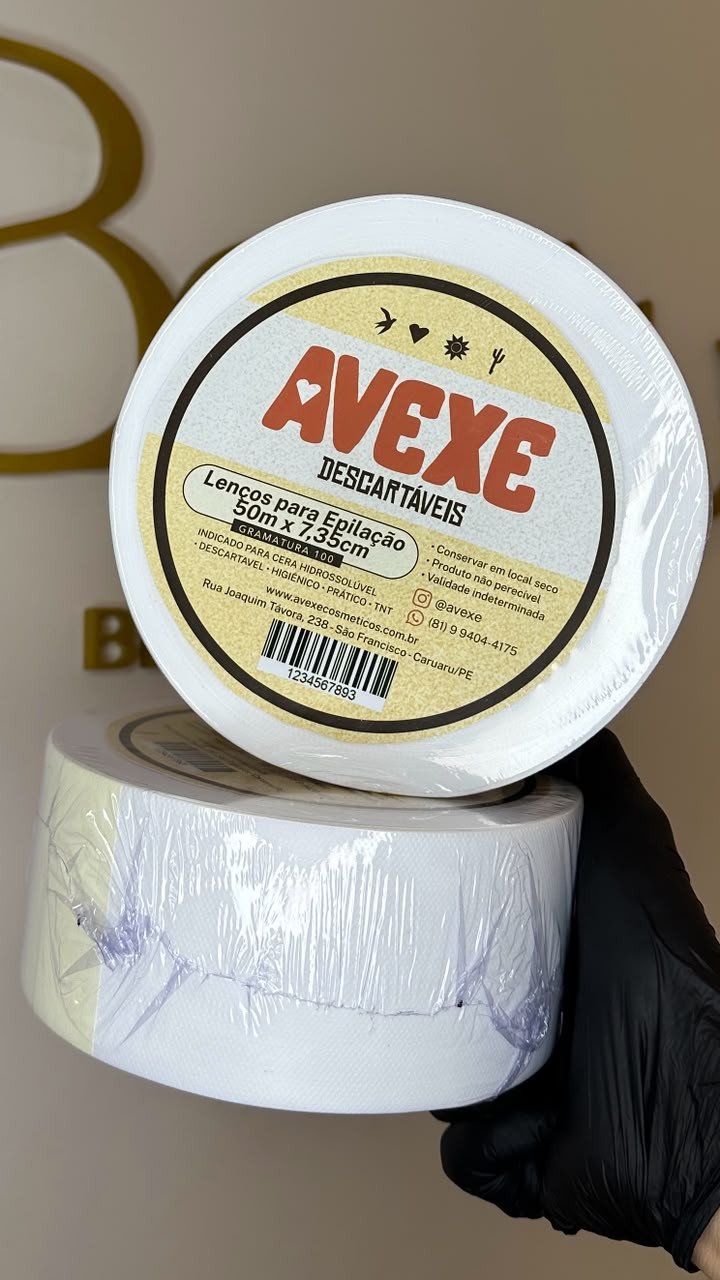 Rolo para depilação 50X7,35 GR 100 Avexe
