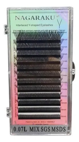Cílios Nagaraku Curvatura 0.07l Mix Sgs Msds
