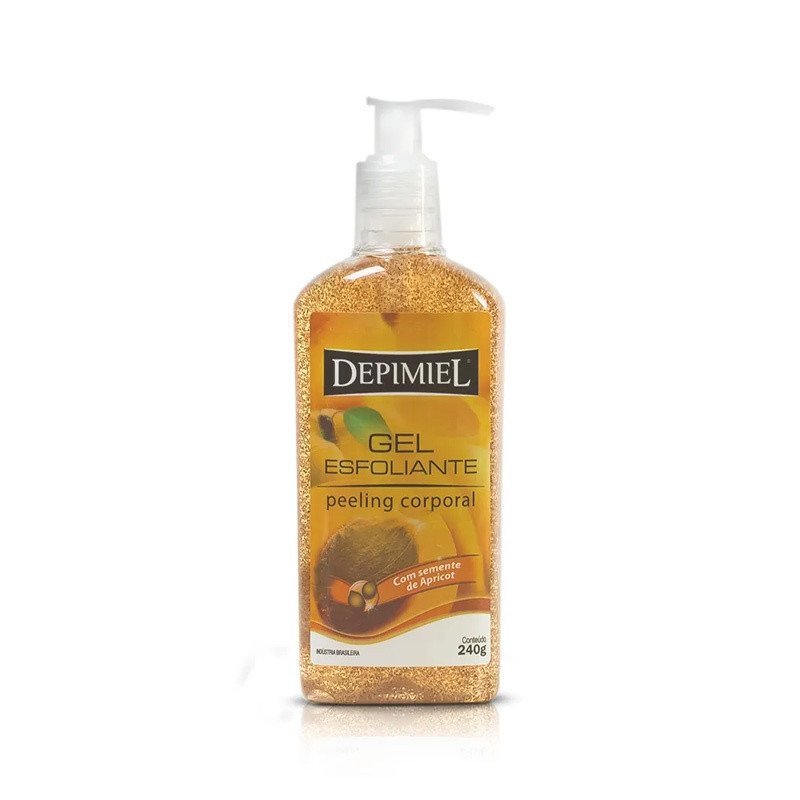 gel esfoliante peeling corporal depimiel 240g