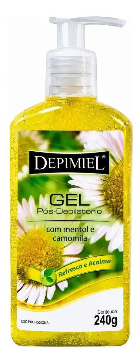 Gel Pós-depilatório Mentol E Camomila Depimiel 240ml