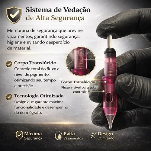 Agulha 1 ponta punk pink milimetros variados easyclick unidade