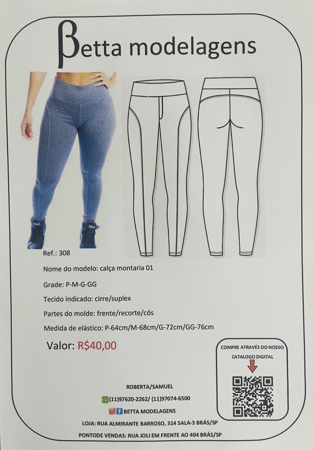 REF.308 Calça Montaria 01 