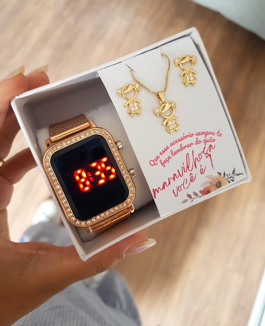 Kit Tag - Strass Rose