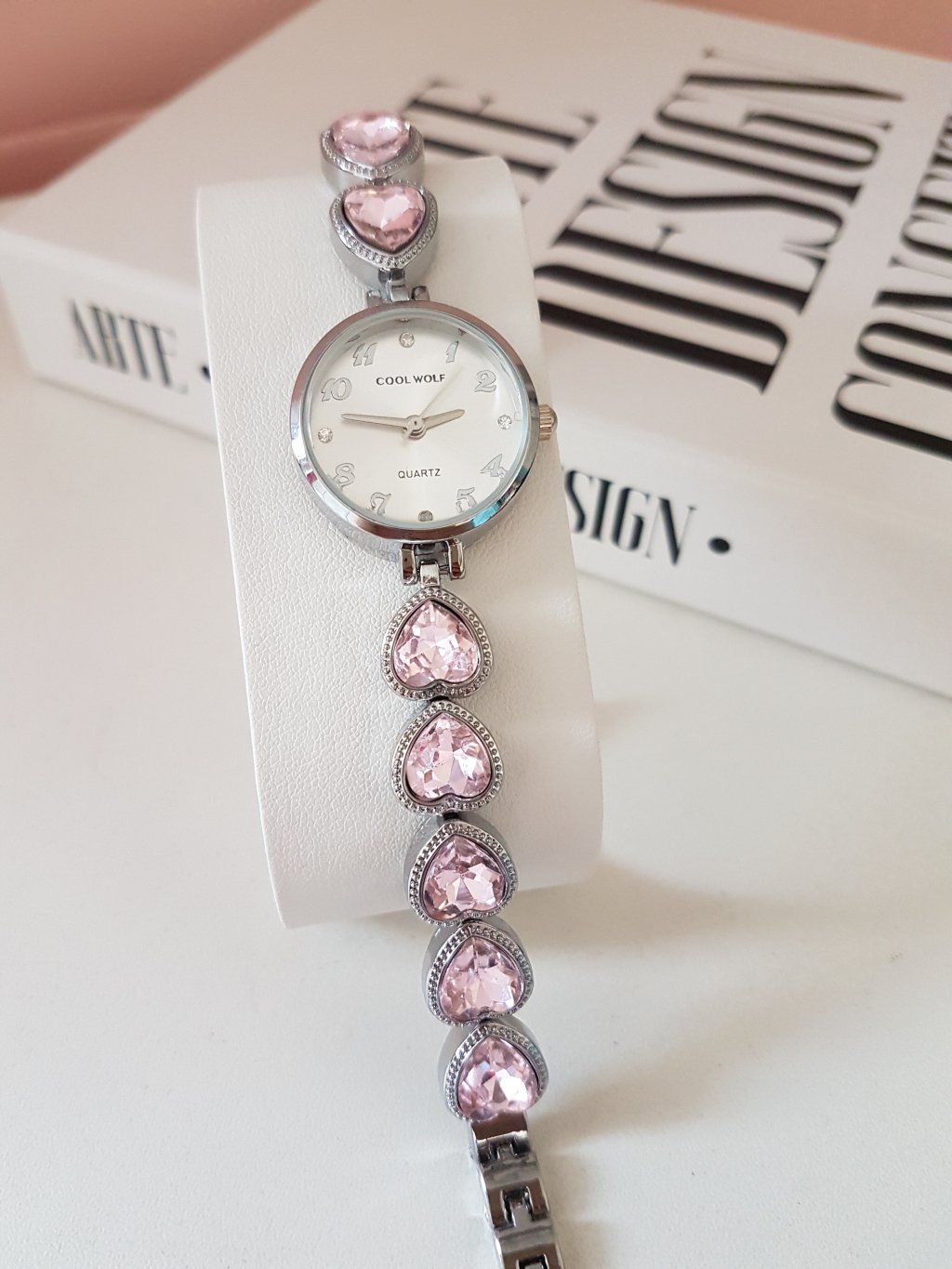 Cool Wolf - Prata/Rosa - Prova d Água