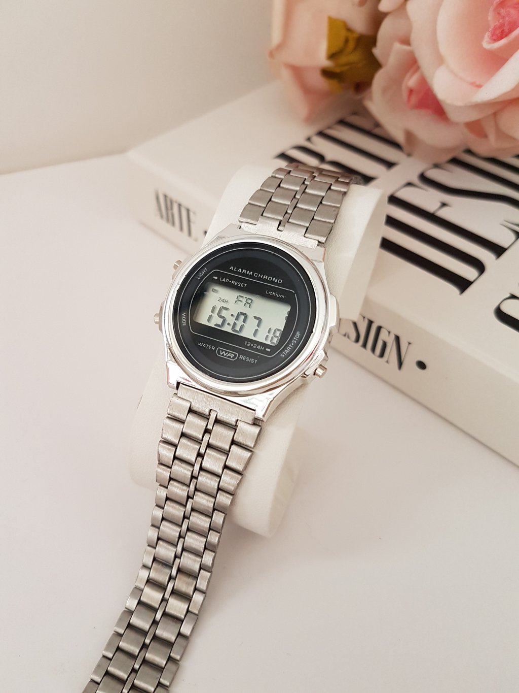 Vintage Redondo G - Prata/preto