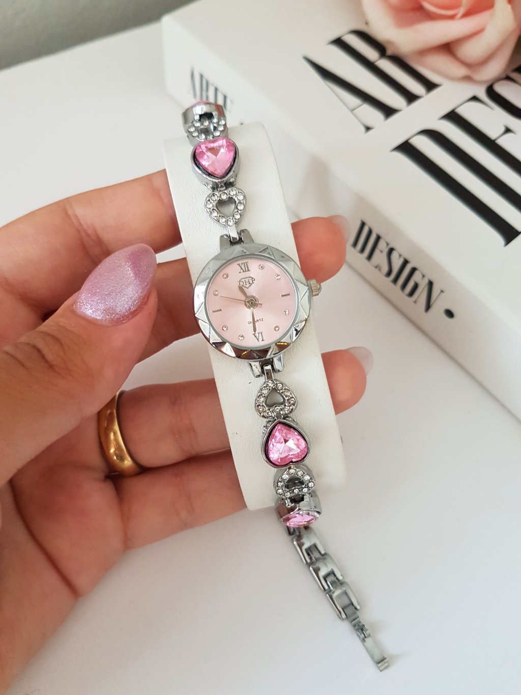 D34 - Prata/Rosa - Prova d Água