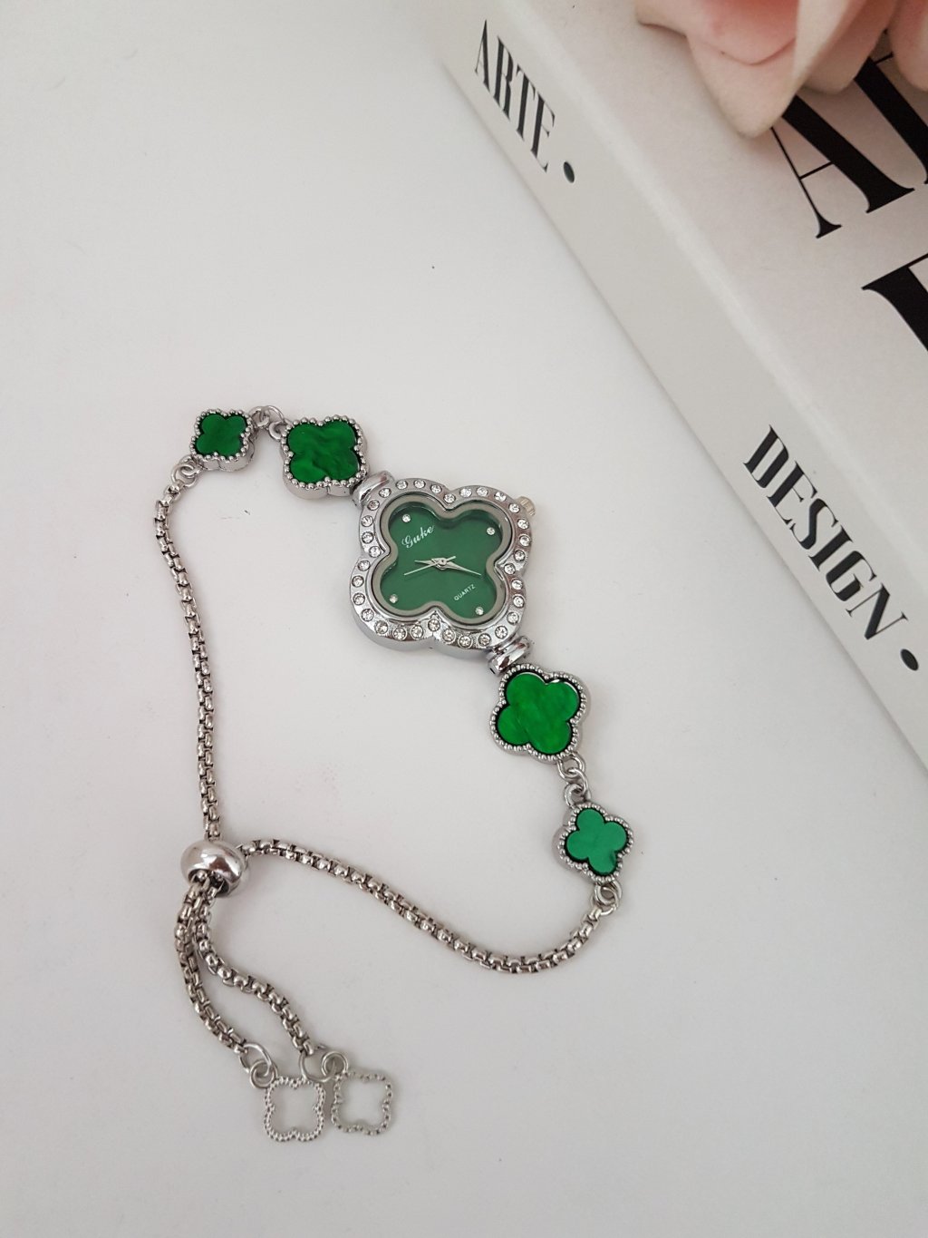 Van Cleef - Prata/verde