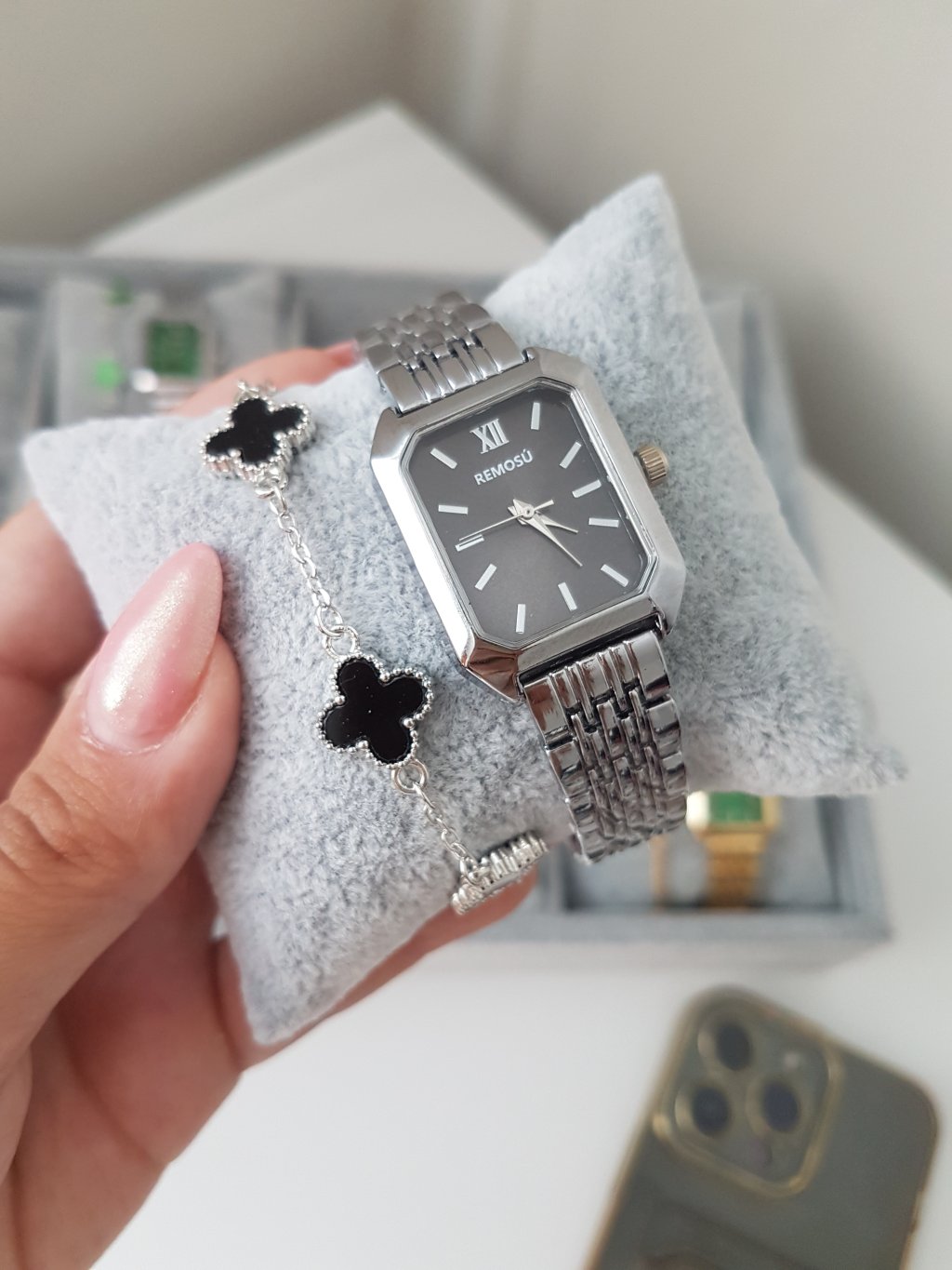 RM6 Prata/Preto - Prova d Água