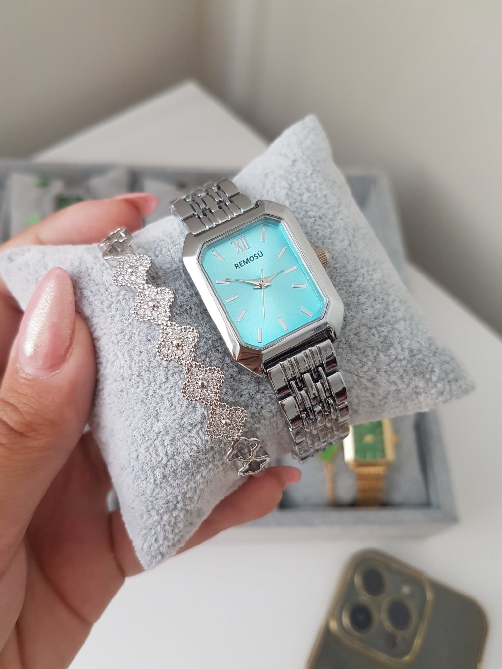 RM6 Prata/Azul - Prova d Água