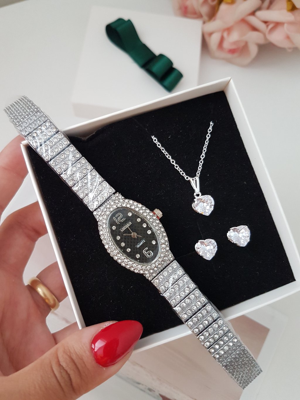 Kit LD Redondo - Prata/Preto - Prova d Água