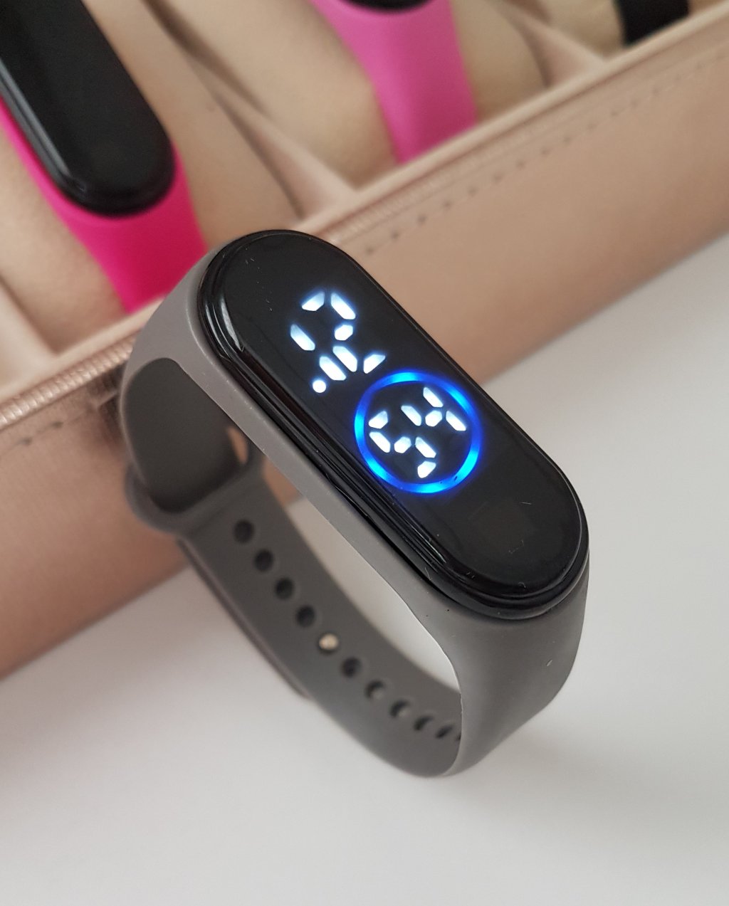 Led Bracelet - Cinza - Prova d Àgua