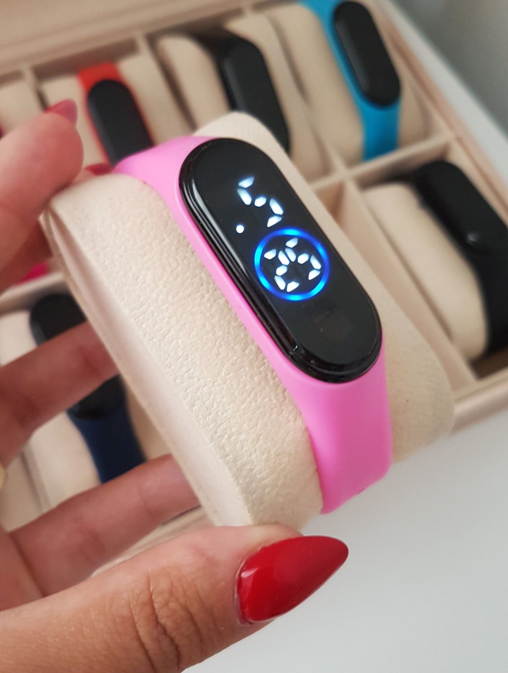 Led Bracelet - Rosa - prova d água