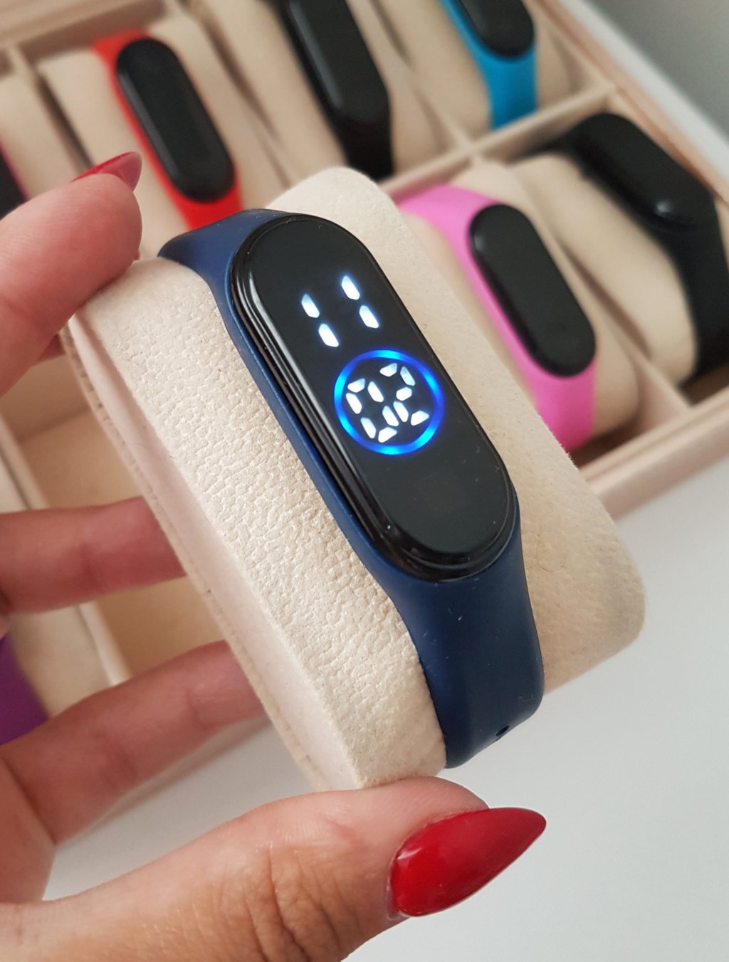 Led Bracelet - Azul Marinho - Prova d Água