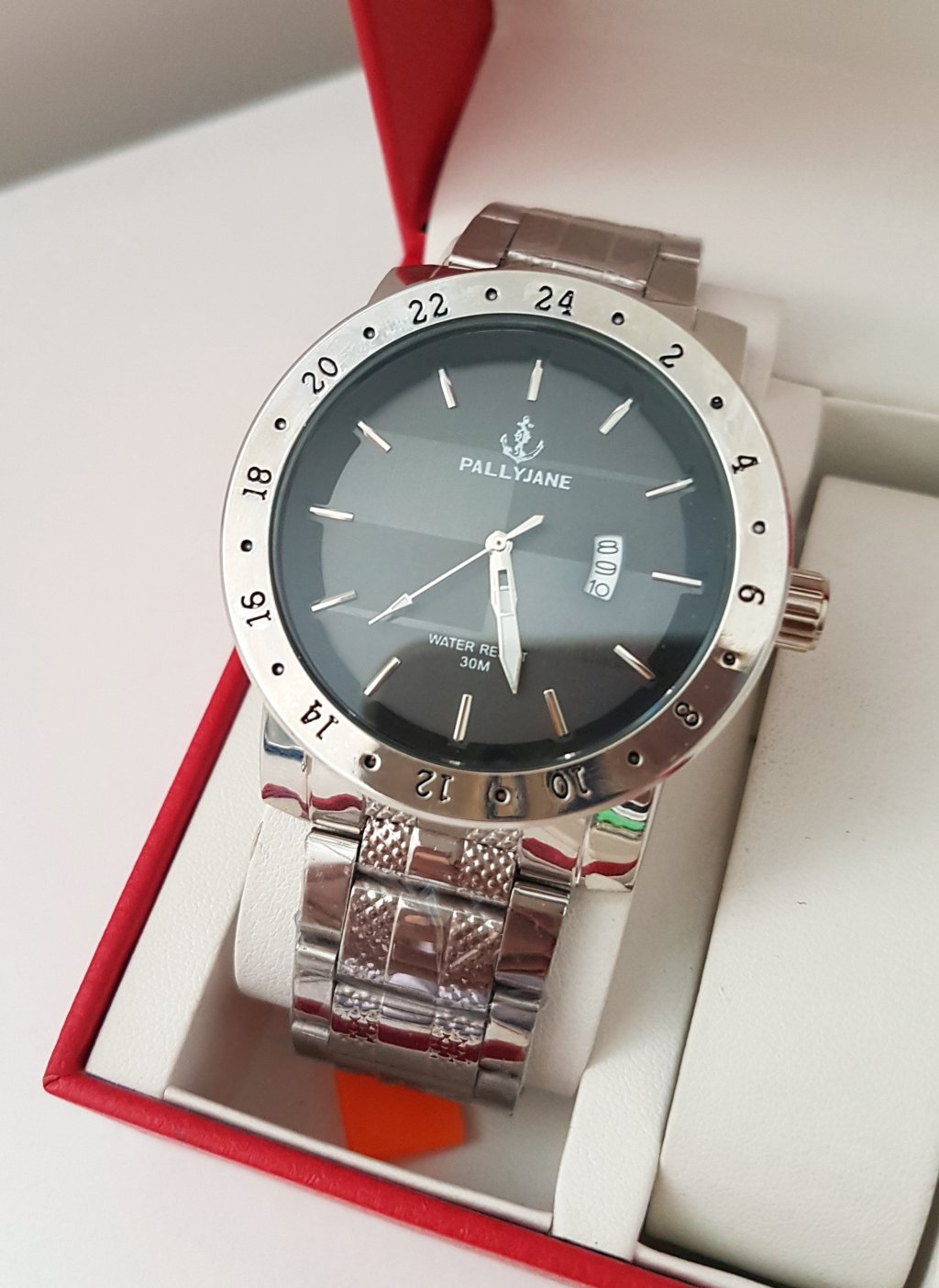 P71 Masc. Prata/preto - Prova d Água