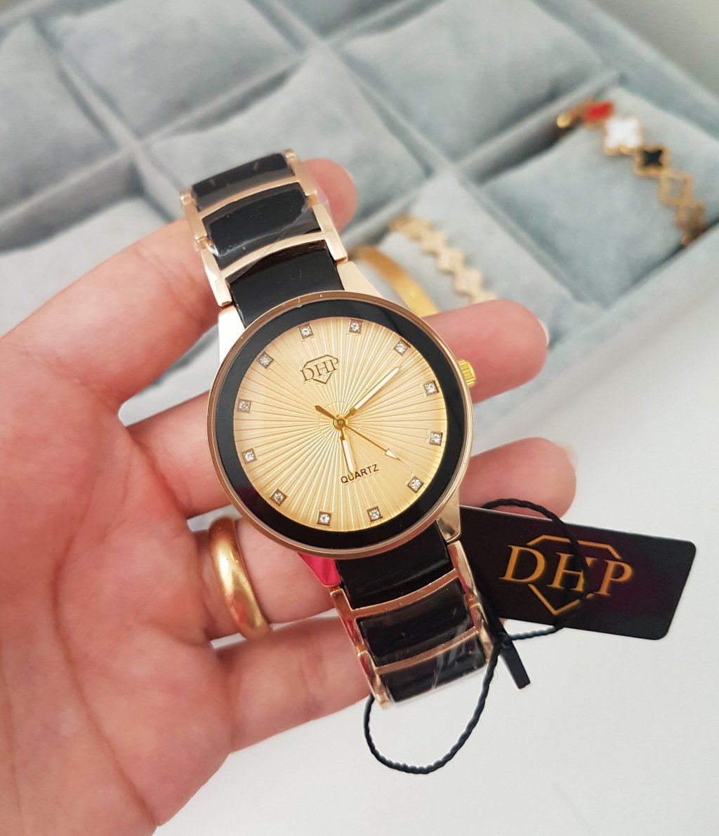 DHP Gold - Preto/Dour - Prova d Água