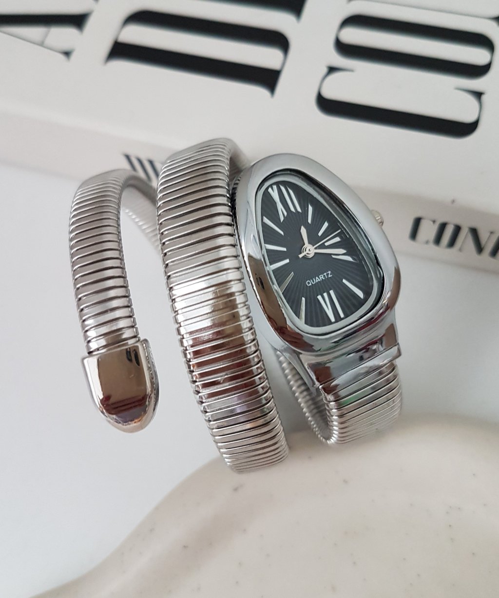 Serpente - Prata/preto