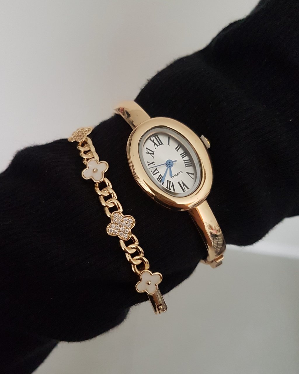 Relógio Bracelete - Dour/Claro