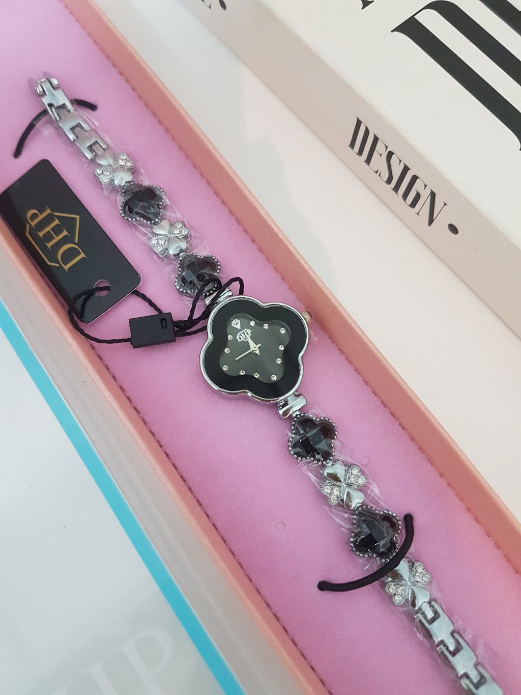 Kit DHP Van Cleef - Prata/Preto - Prova d Água