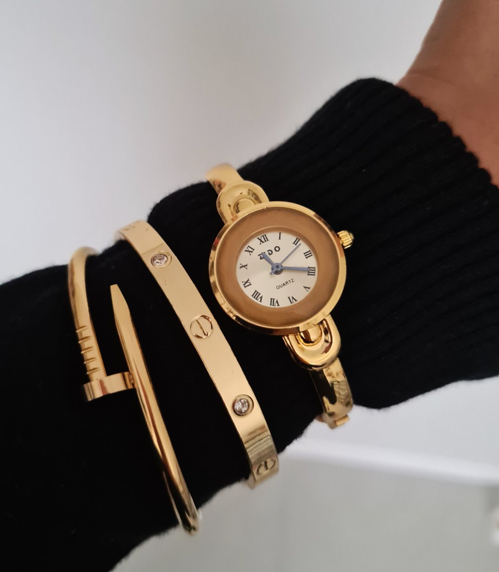 Relógio bracelete Zido - Dourado