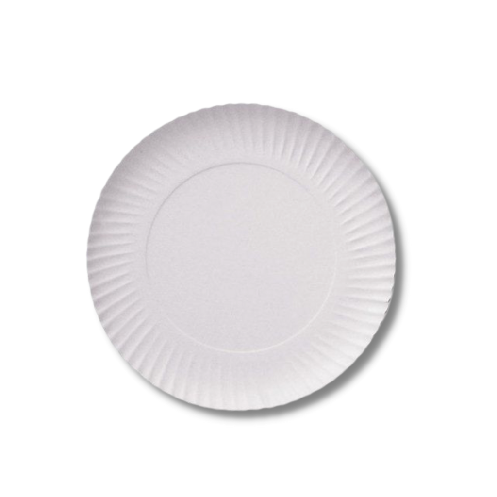 Prato Papelão Branco